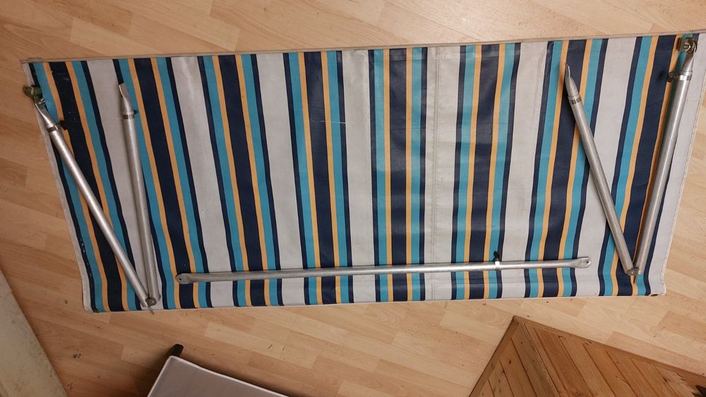 Brunner Rhön Fenstermarkise – 180 Cm X 70 Cm, Sonnenschutz Für Fenster Mit Stabilem Halt