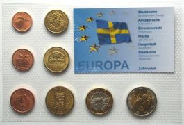SCHWEDEN Euro Probesatz 2006 KMS ESSAI - PATTERN - PROBE st