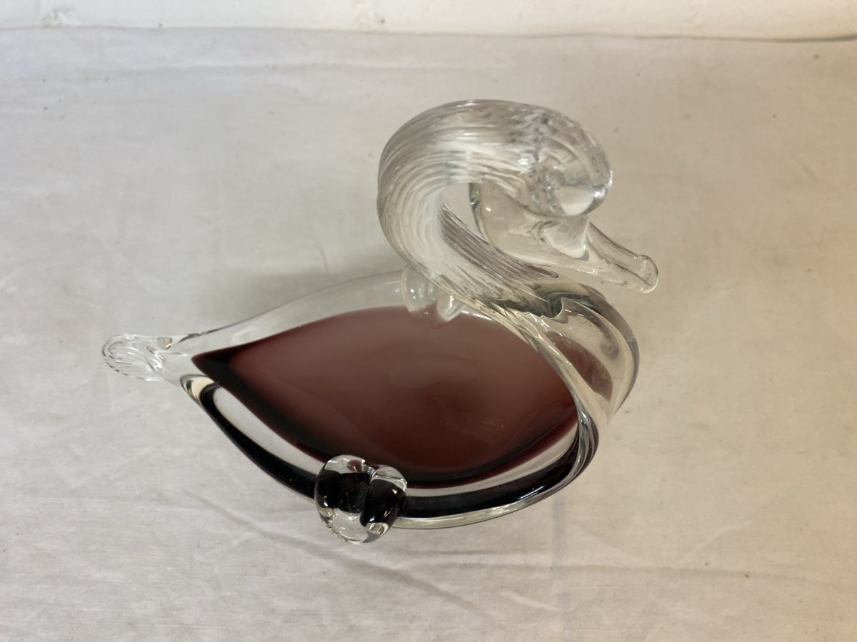 Murano Portacenere: Murano Schwan Aschenbecher – Usato da sursee venduto da trilli-tralli 5