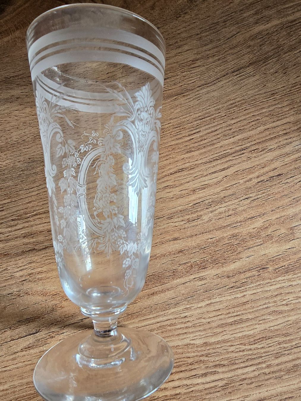 Bicchieri: 3 antike Gläser mit Schliffmuster, Vintage – Usato da Winterthur venduto da Winthertur84 1