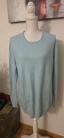 Adagio Pullover 100 Prozent Kaschmir hellblau gr.L