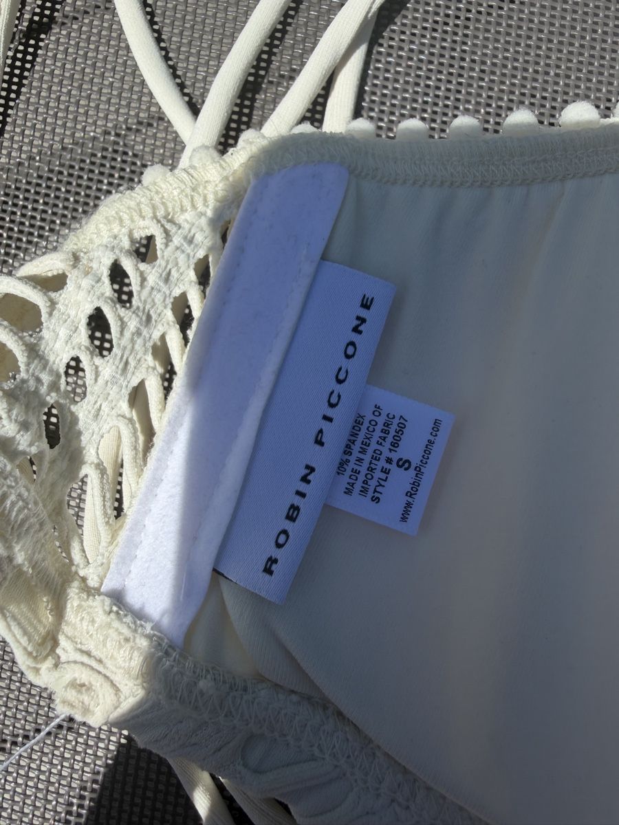 Costumi da bagno & Bikini: Robin Piccone, Cream Crochet Bikini Size S – Usato da Herrliberg venduto da Tubalp 2