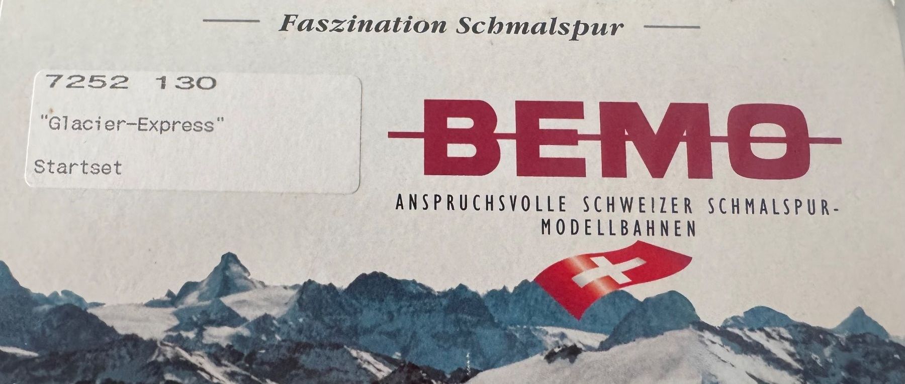 Bemo Modelleisenbahnen: BEMO Startset "Glacier Express", Packung 7252 130 – Gebraucht aus Schötz von Scheppi 3
