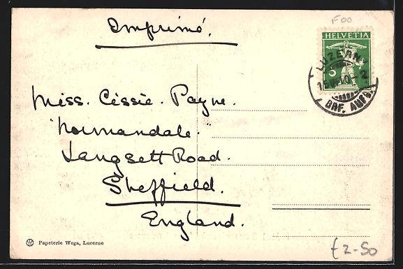 Cartes postales: Lucerne, Hotel Schweizerhof und Raddampf – D'occasion à Berlin par bartko-reher 1
