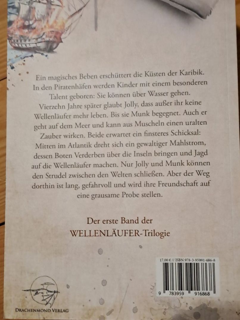 Libri: Buch "Die Wellenläufer" – Nuovo (secondo la descrizione) da Ennetbaden venduto da gekkoloco 1