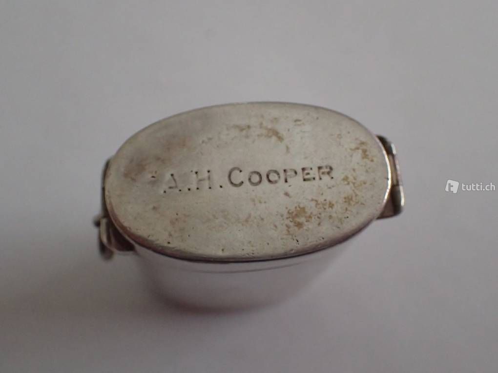 Accendini: Antike Sterling Silber Streichholz Box – Usato da Pratteln venduto da lupo_cattivo