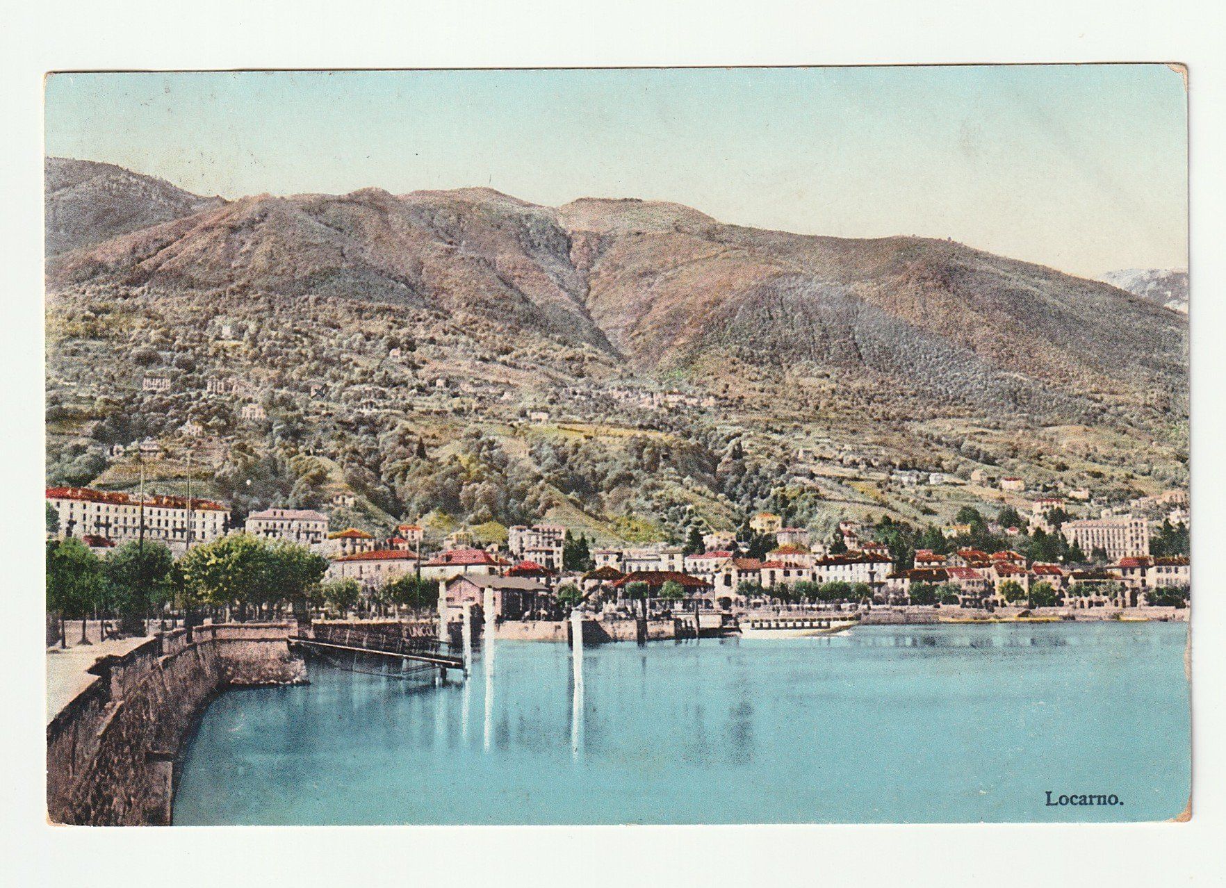 Cartoline postali: AK Locarno Paradiso, Gesamtansicht, Gelaufen – Usato da St. Gallen venduto da Ricardo_Deals