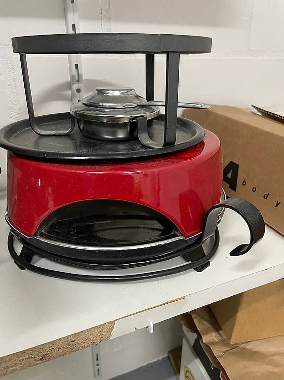 Küchengeräte: Fondue Caquelon und Rechaud – Gebraucht aus Reinach BL von mar_gb72