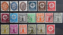 Deutsches Reich Dienst ex. Kat. 129-172 gest. 1932/42