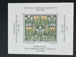 Wertzeichendruckerei PTT 1930-1980