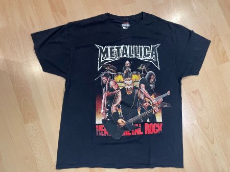 METALLICA "HEAVY METAL ROCK" MUSIC BAND T-SHIRT SZ: L