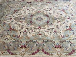 Wunderschöne Perser Teppich Tabriz mit Seide neue