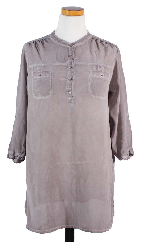 Nile Tuniken: NILE Seiden-Tunika Gr. L – Gebraucht aus Belp von caramel-secondhand