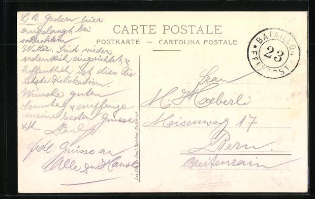 Cartes postales: AK Alle, Rue de la Poste – D'occasion à Berlin par bartko-reher 1