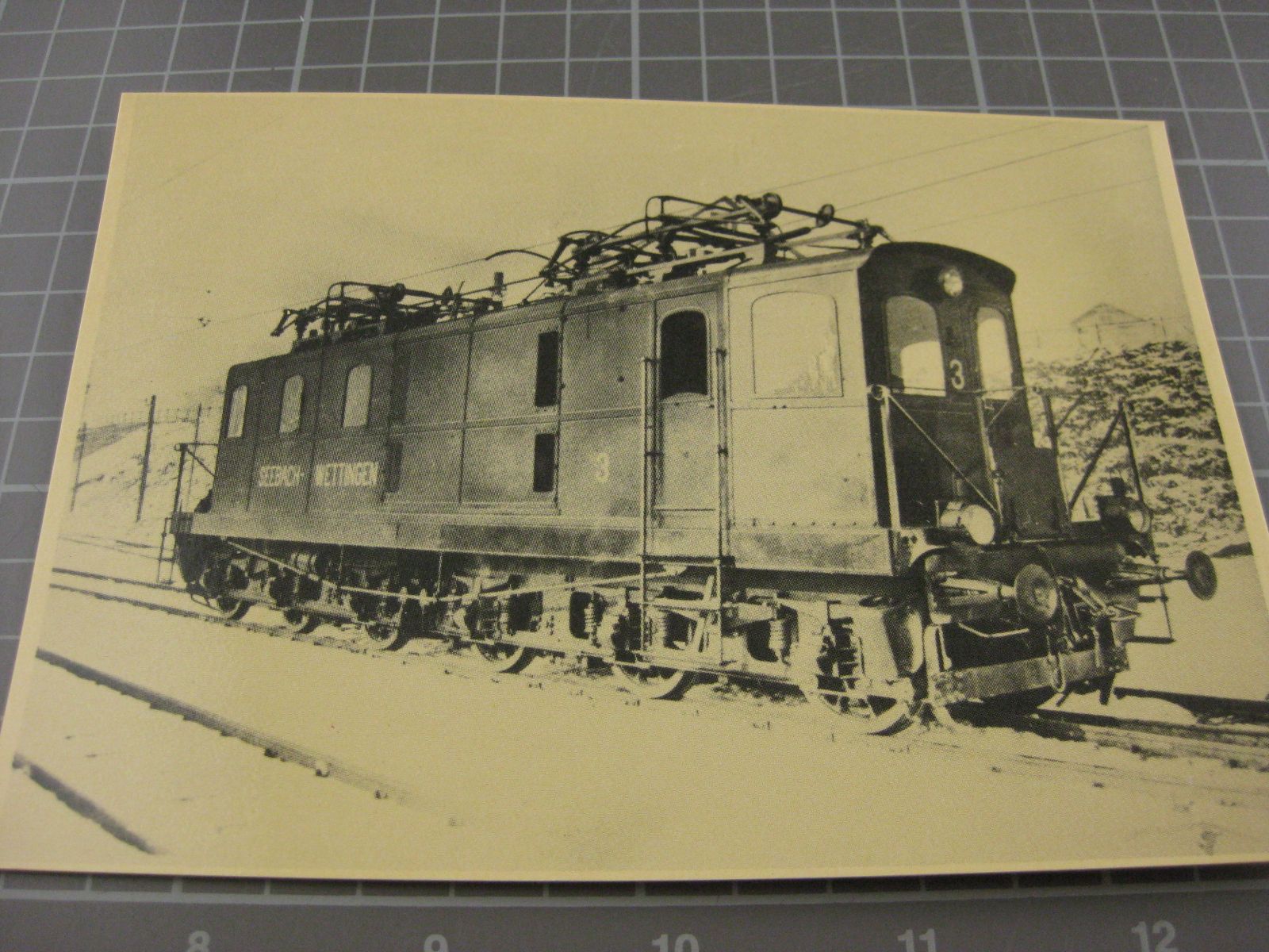 Cartoline postali: SBB Versuchslok Seebach Wettingen Nr 3 – Usato da Malters venduto da Marosko