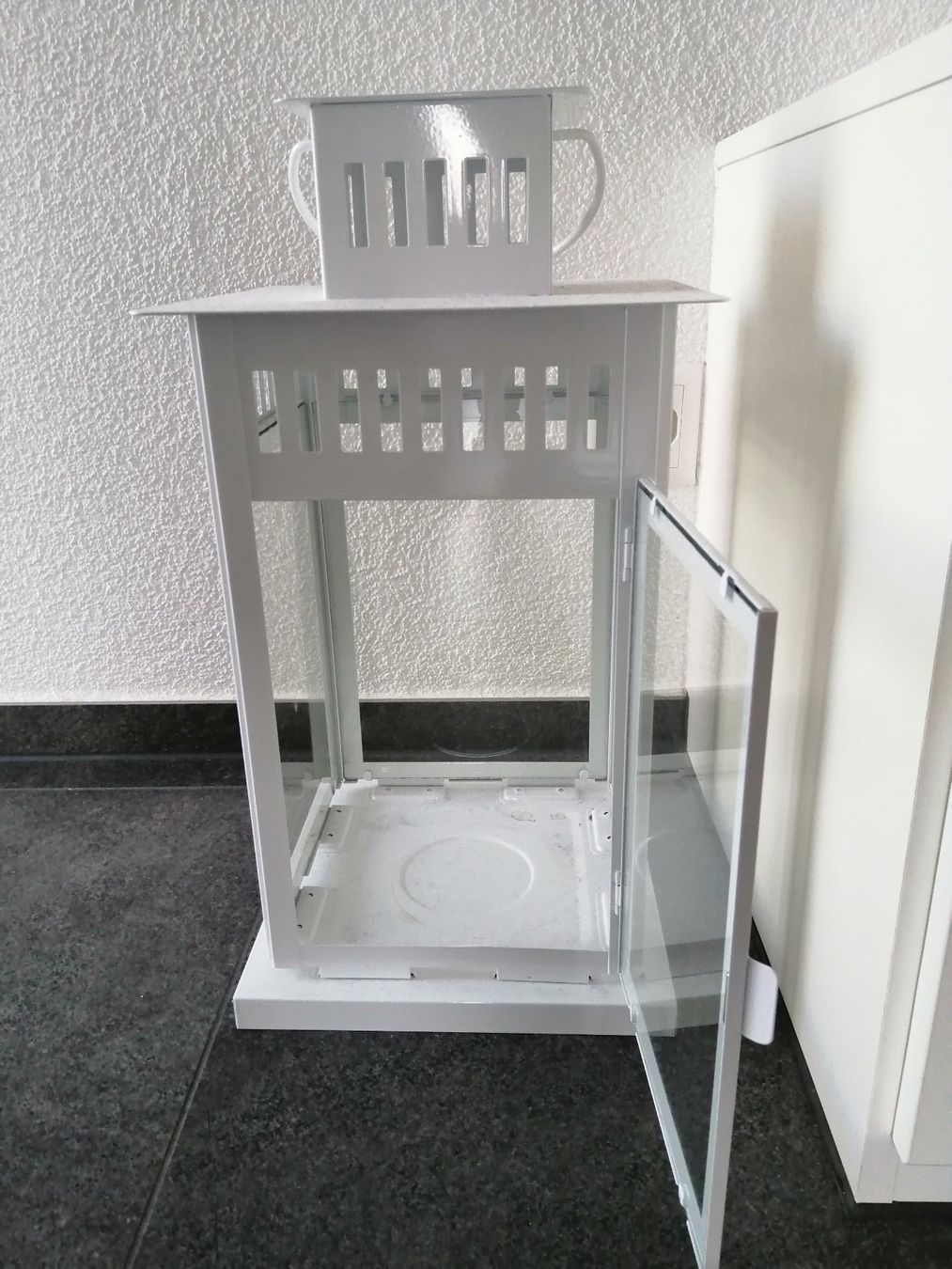 Lanterne: Laterne weiss (45cm) – Nuovo (secondo la descrizione) da Aeschi (SO) venduto da clementinli 2
