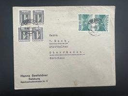 Geschäftsbrief 1932  Österreich Salzburg-Schweiz   (G729)