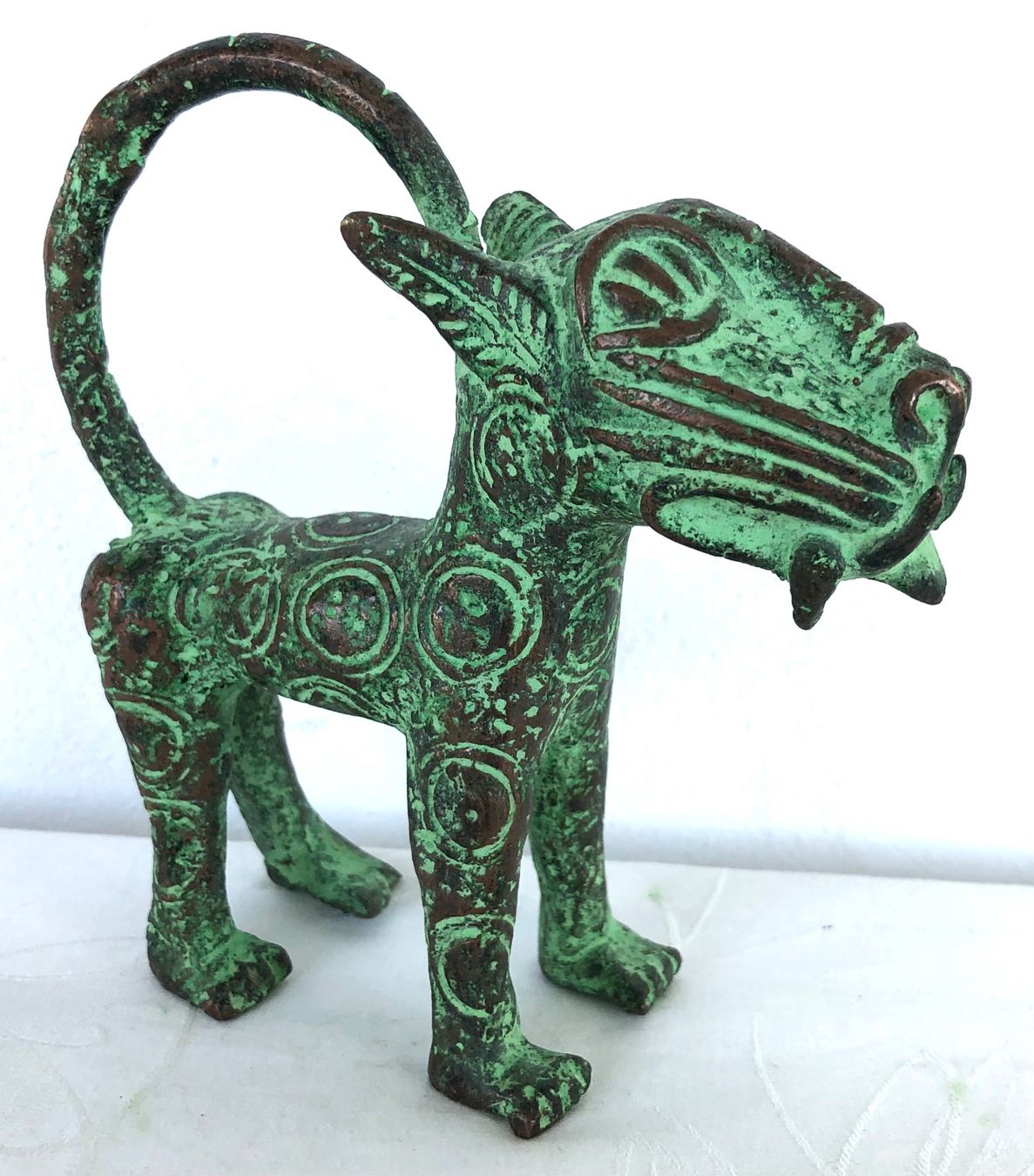 Sculture & Statue: feiner alter Leopard Bronze Benin Höhe 13,5 cm – Usato da Rüthi (Rheintal) venduto da Kunsthaus777 4