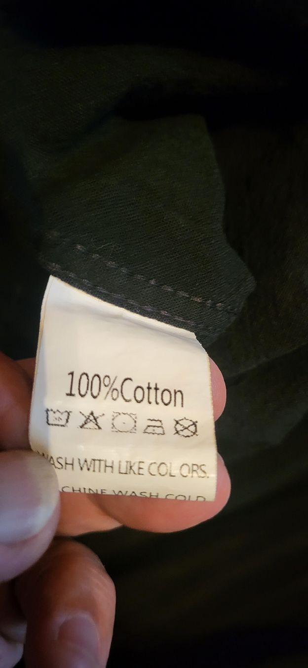 Camicie: Herren Kurzarmhemd schwarz XXL Baumwolle grob – Usato da Schweizersholz venduto da fuchs06 5