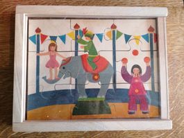 Holzpuzzle Zirkus