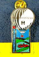 FELDSCHLÖSSCHEN HEISSLUFTBALLON ÜBER RHEINFELDEN PIN GOLDIG