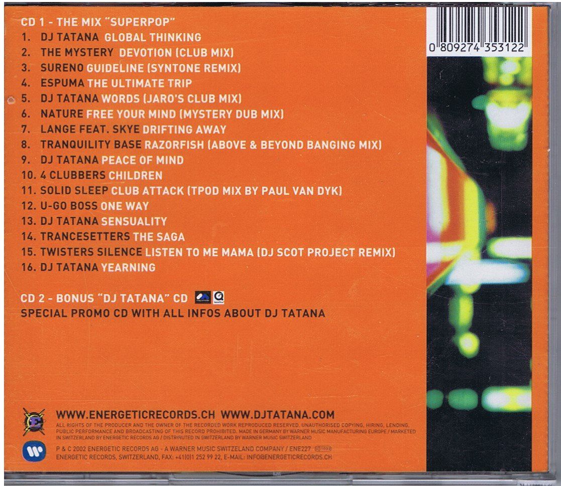 CD: DJ Tatjana / Superpop (2CDs) – Usato da Unterengstringen venduto da Lastchance 1