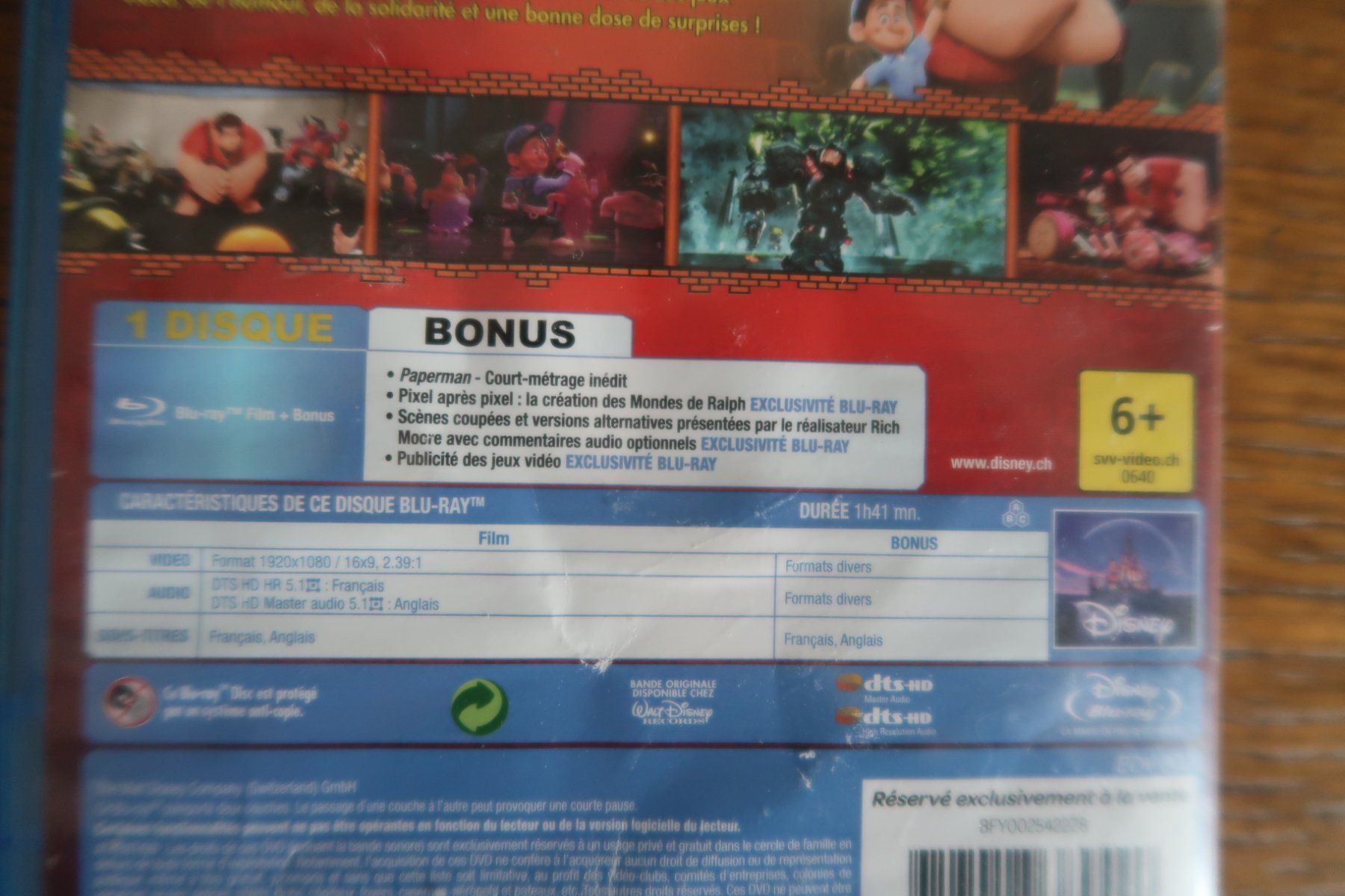 Tutti i DVDs: Blu-ray LES MONDES DE RALPH    Français Anglais – Usato da Porrentruy venduto da tupatup 6