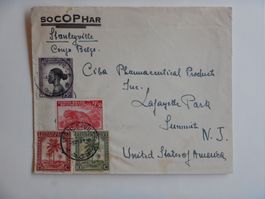 Belgisch Kongo Brief von 1947