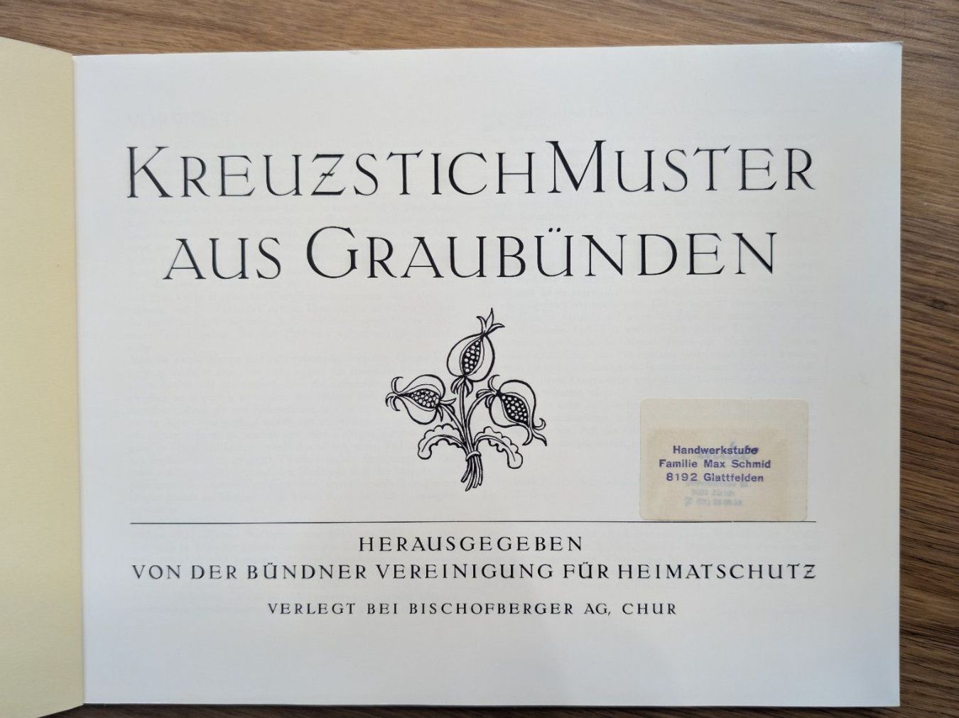 Libri: Kreuzstichmuster aus Graubünden – Usato da Hägglingen venduto da Em4ecaps 1