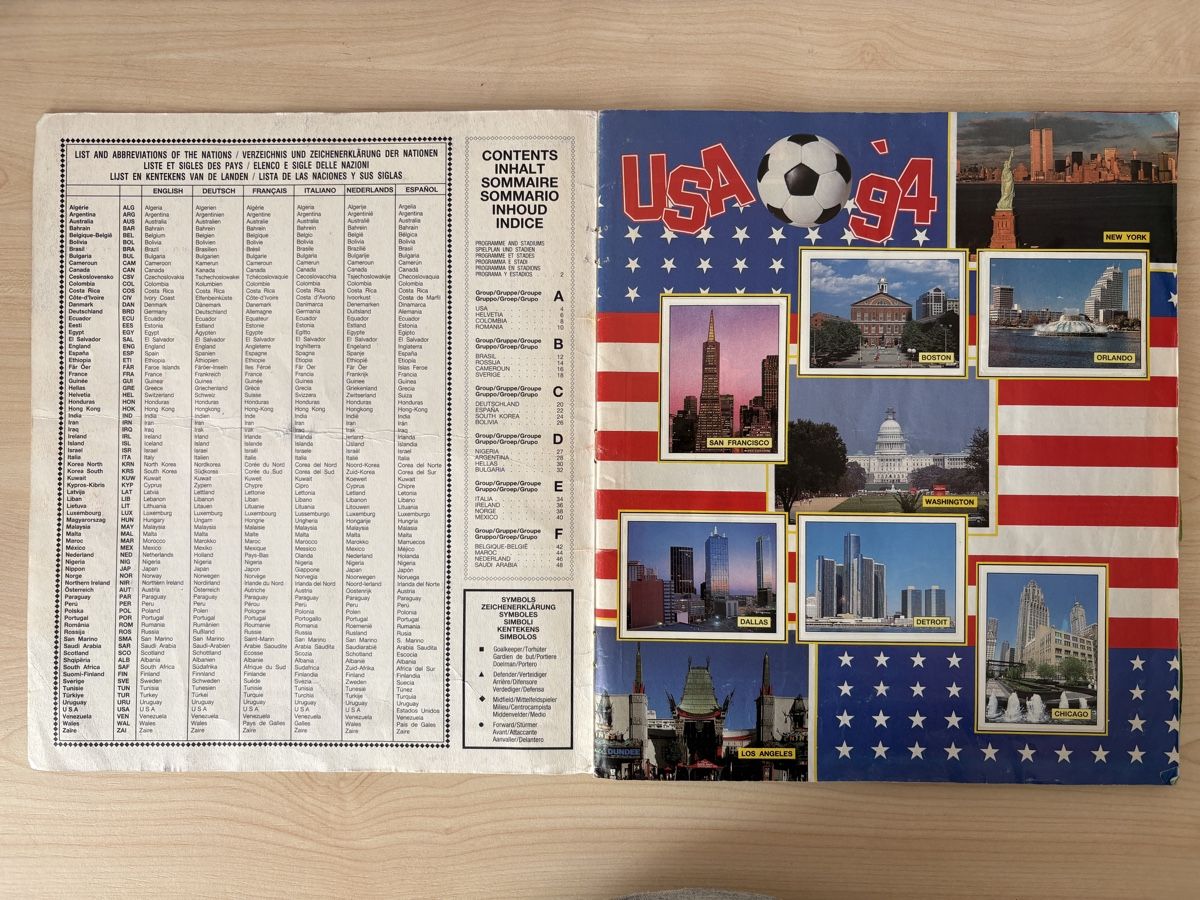 Panini Albums: Album Panini USA 94 – D'occasion à Lausanne par ValeMerky 2