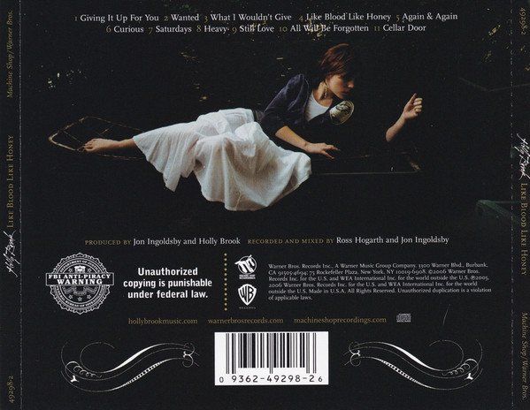 CD: Holly Brook - Like Blood Like Honey – Usato da Uzwil venduto da visions77 1
