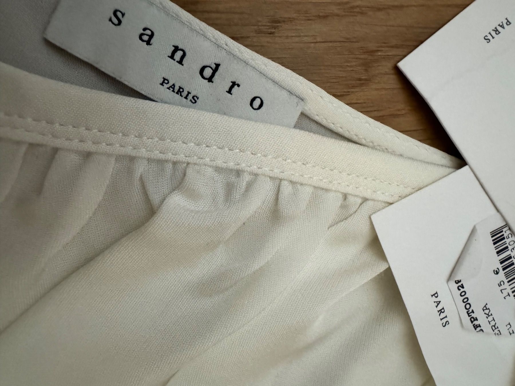 Sandro Camicette: SANDRO chice Bluse feinste Qualität Tunika TOP – Nuovo e nell'imballaggio originale da Faulensee venduto da Liebes_Kind_2019 2