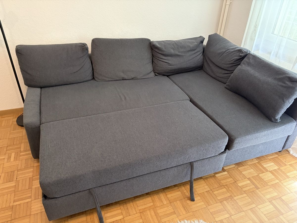 Ikea Divani: IKEA Friheten Eckbettsofa grau-schwarz – Usato da Bern venduto da jan_n7kg 4