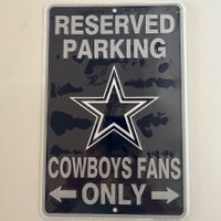 🏈 NFL Dallas Cowboys Parking Only (Lizenziert & OVP)