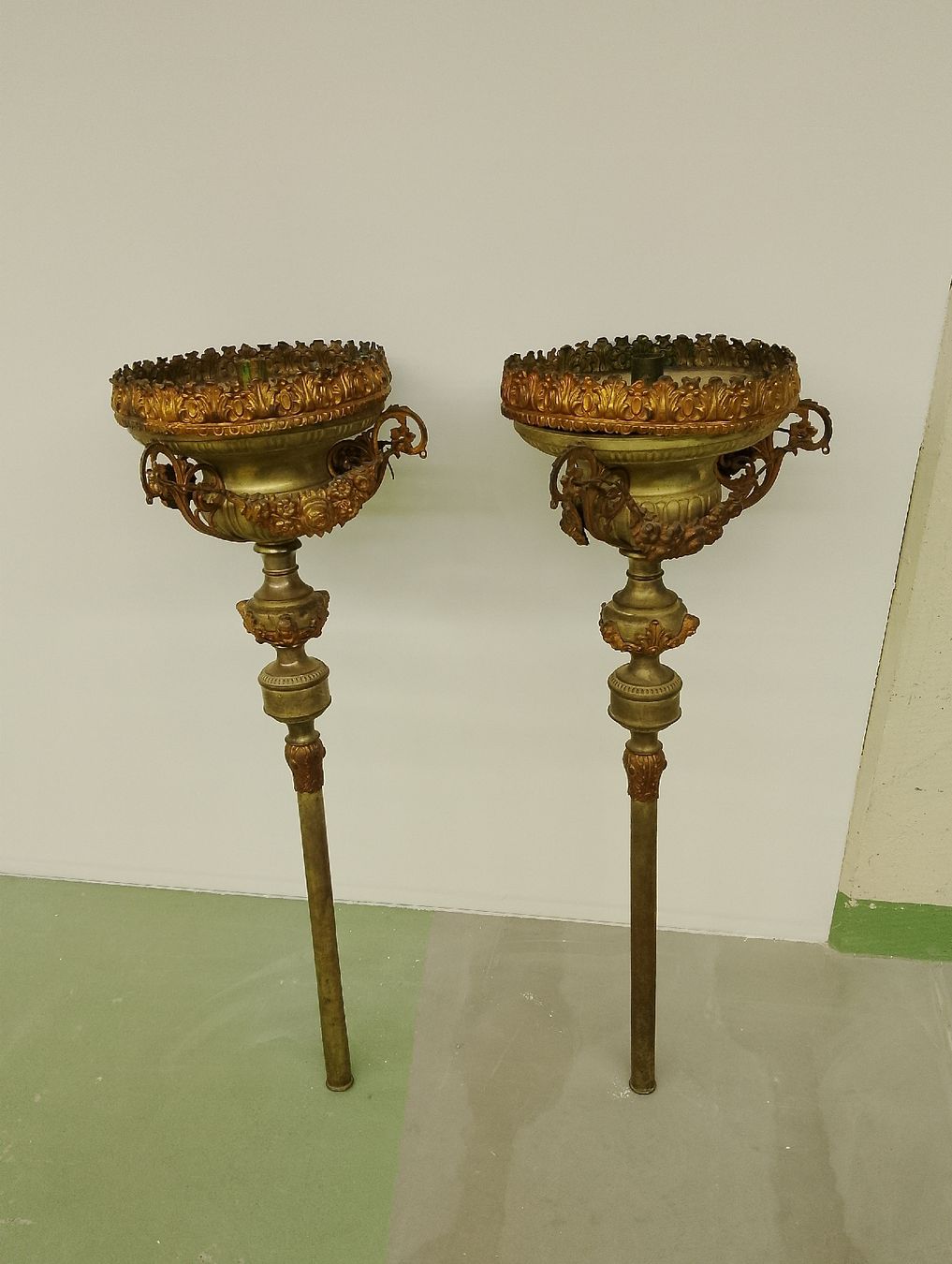 Bougeoirs: coppia di torciere antiche – D'occasion à Lugano par Johnny72 2