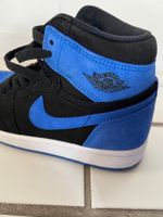 Nike Air Jordan 1 Retro High blau/schwarz Gr. 38