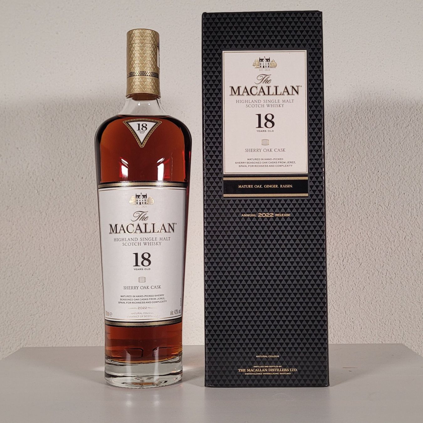 Macallan Bevande alcoliche: Macallan 18 YO Sherry 2022 - Top Kondition! – Nuovo e nell'imballaggio originale da Emmetten venduto da lennart.andreas