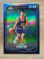 NBA John Stockton BLUE PRIZM Topps Chrome 24/25