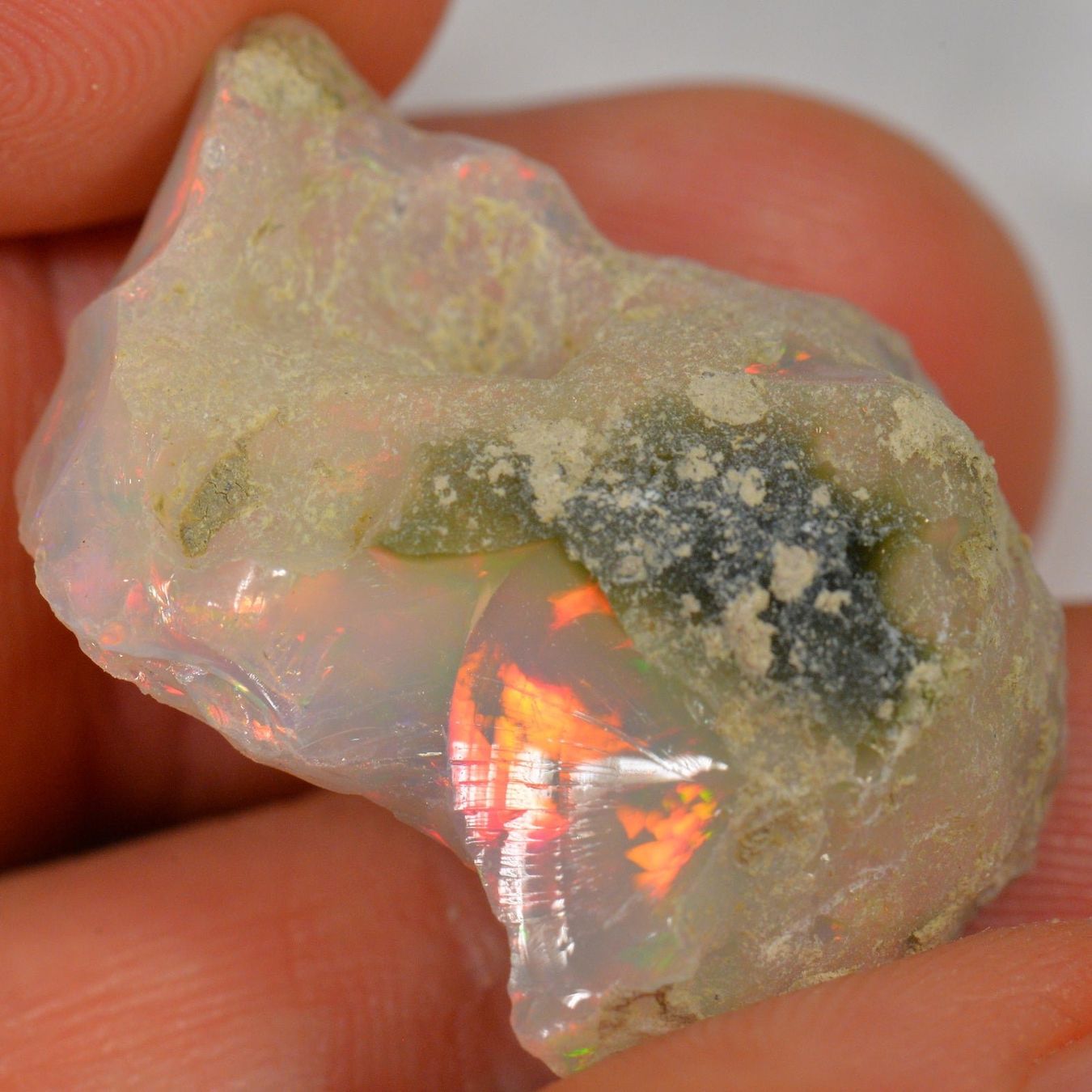 Edelsteine: 29.1 Karat - Roher Äthiopischer Welo Opal – Neu (gemäss Beschreibung) aus Rüti ZH von DeinOpal 3
