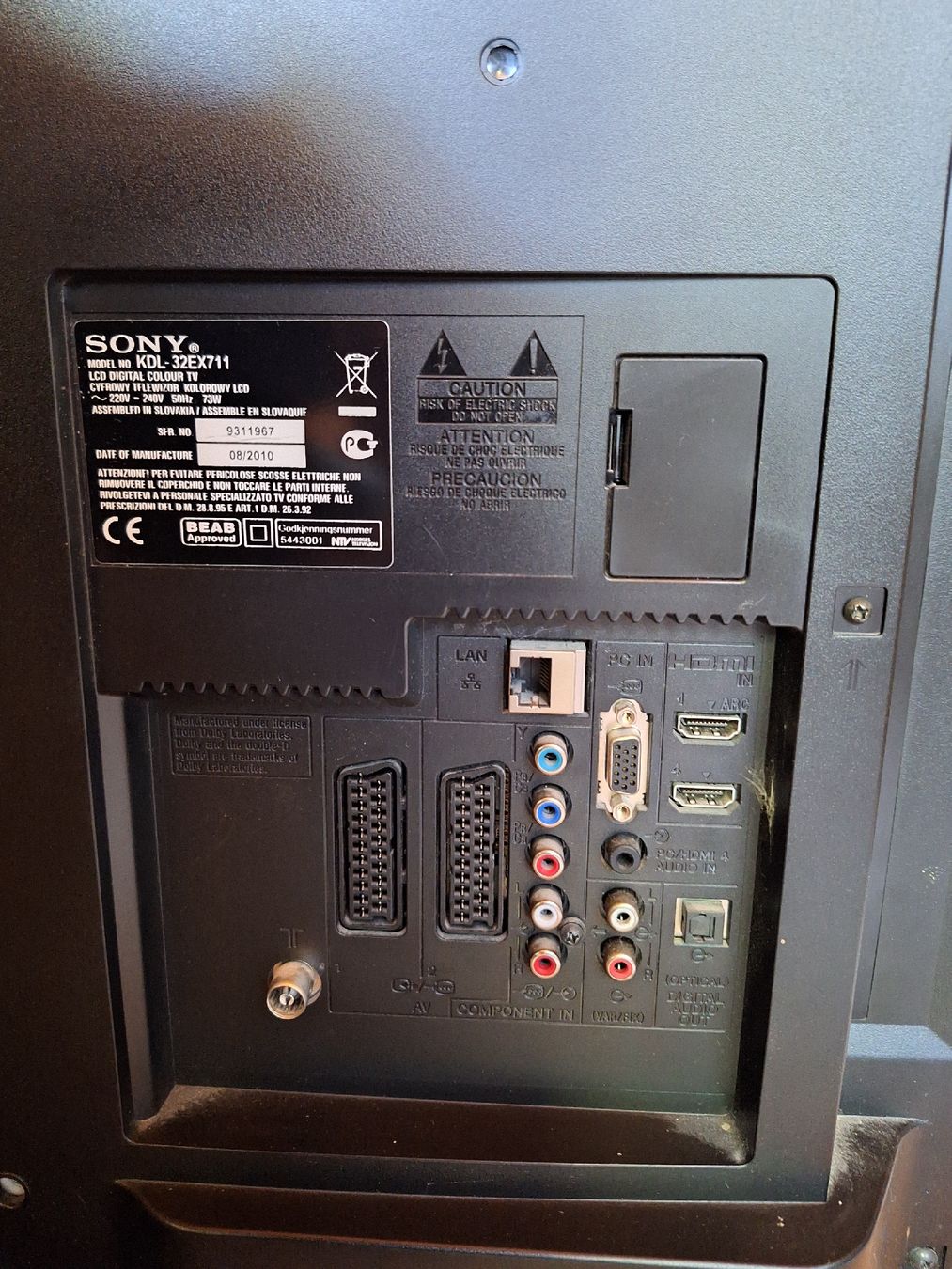 Fernseher: TV Sony KDL-32EX711 – Gebraucht aus Genolier von Antoine30 2