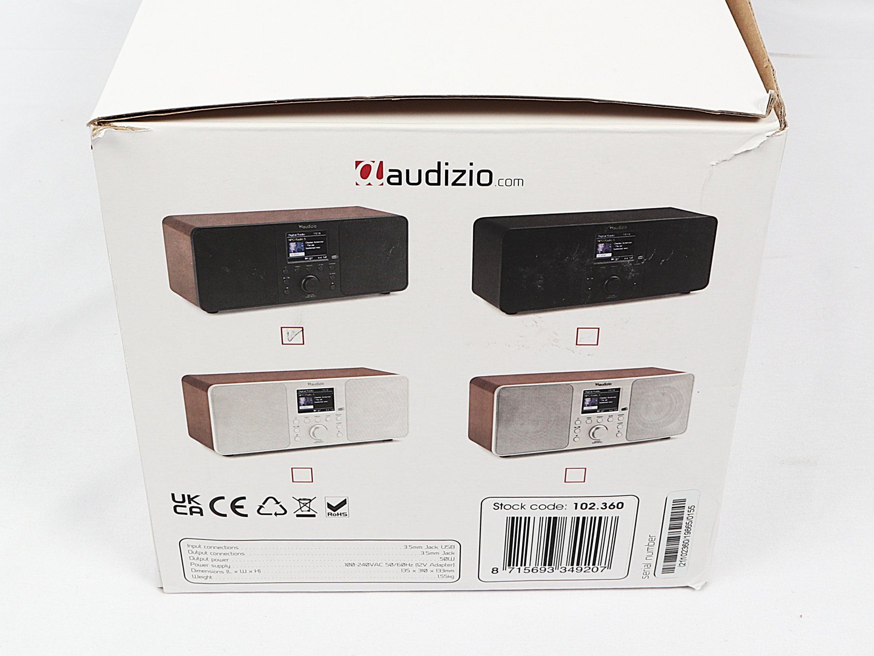 Radios: AUDIZIO Genua DAB+ Radio – Neu (gemäss Beschreibung) aus Steinen von Restwert_Steinen 8