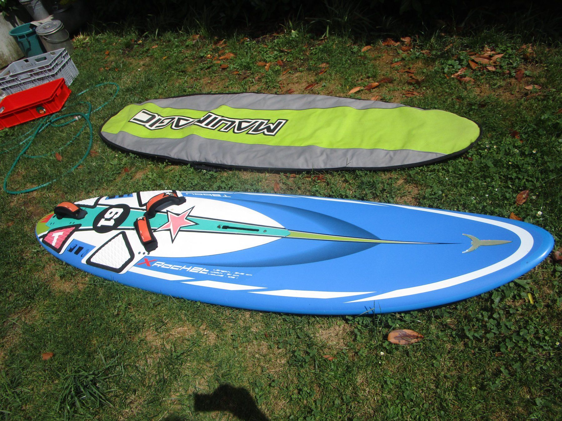 Tavole da surf e di nuoto: Surfboard TABOU ROCKET 105 L 245x61cm mit Bag – Usato da Ottikon venduto da Locomotive01 1