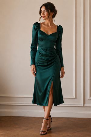 Reformation Silk Midi Dress