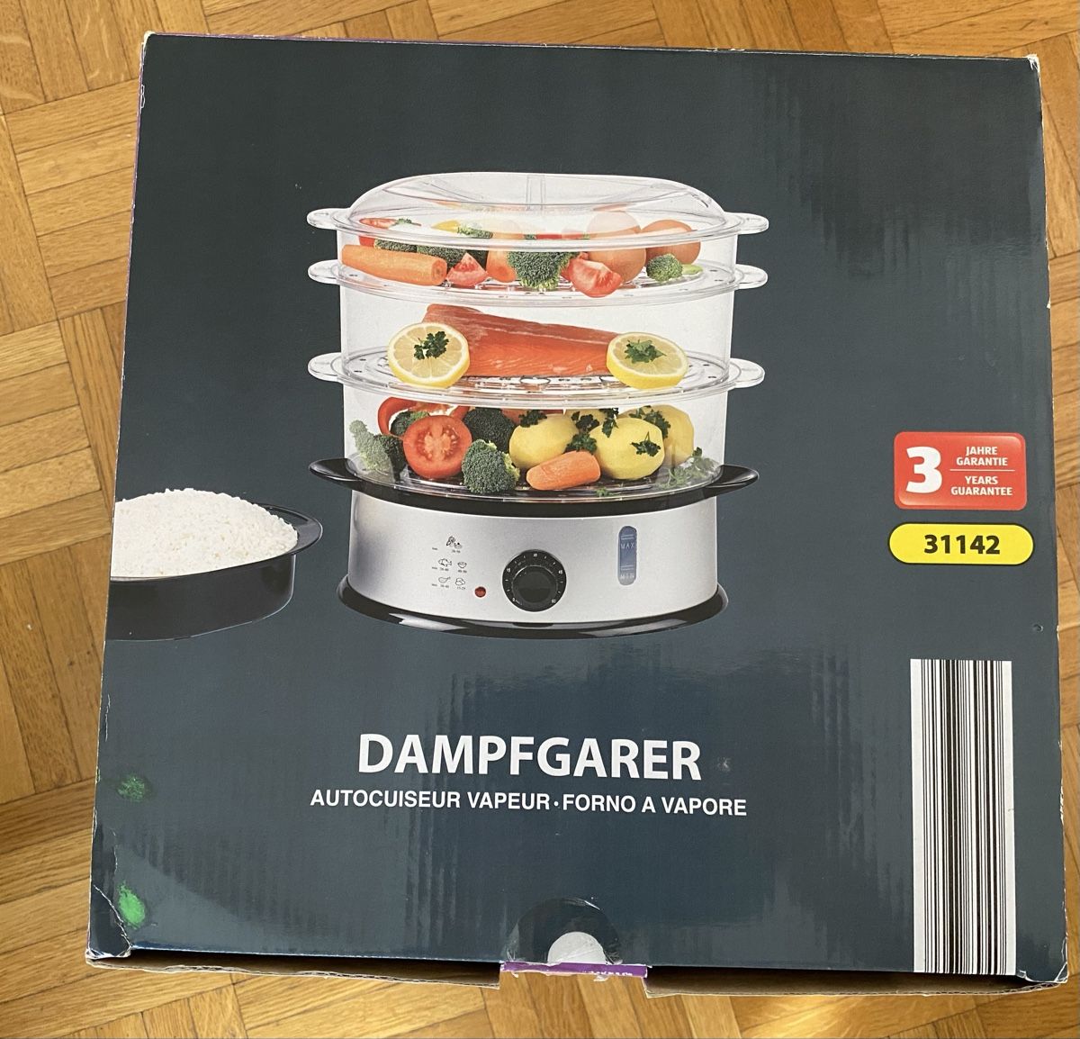 Küchengeräte: Kitchenware Dampfgarer, neu – Neu und originalverpackt aus Dietlikon von sepiwaku