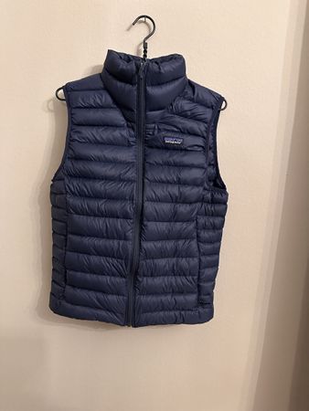 Patagonia Daunenweste blau Herren Grösse S guter Zustand