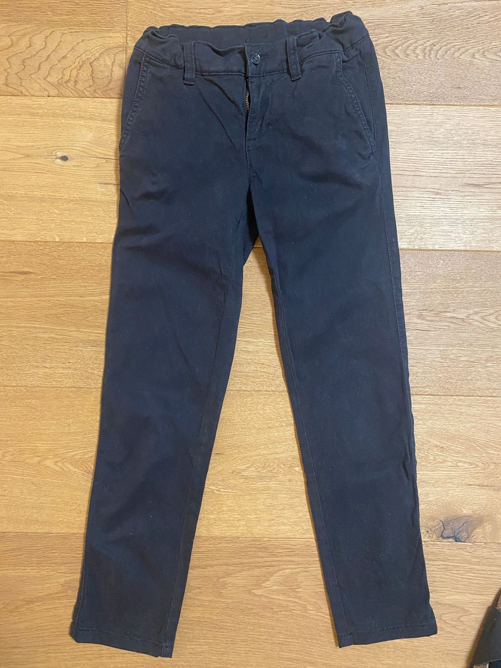 S.Oliver Pantaloni: Chinohose, sOliver, schwarz,  Gr. 134 – Usato da Oberkirch LU venduto da HubRen