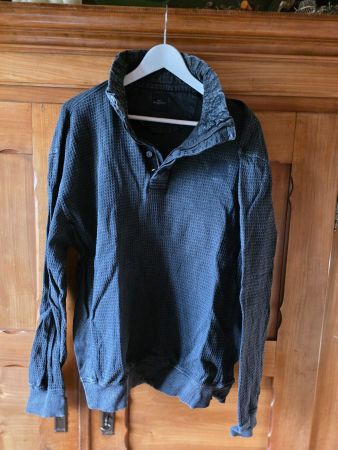 Engbers Pullover - Hoodie - grau- washed Look - Grösse L