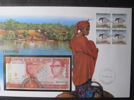 Banknotenbrief Gambia 1997
