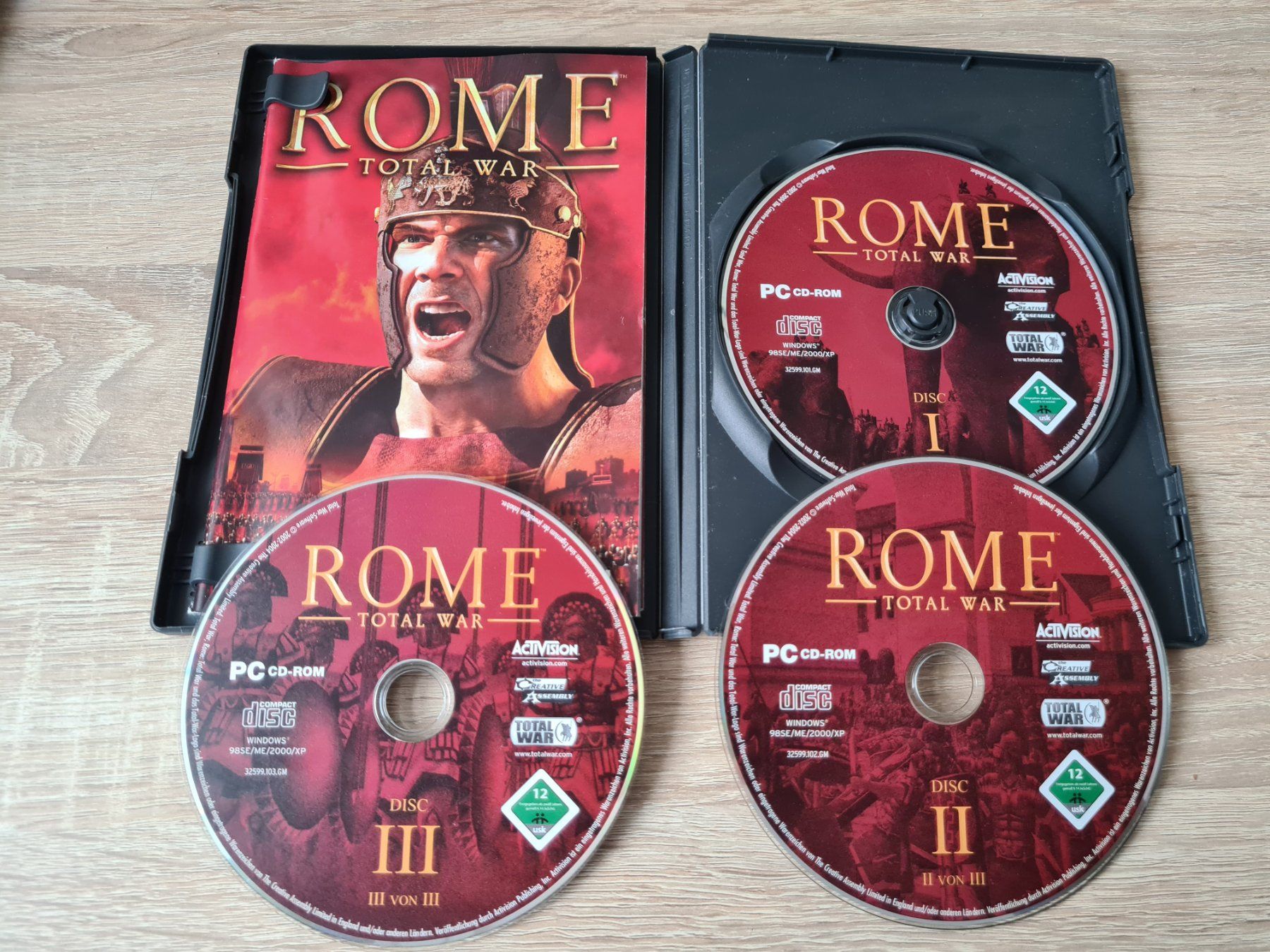 Spiele: Rome Total War (German) (3 CD) + Map - PC – Gebraucht aus Carouge GE von Gasco 2