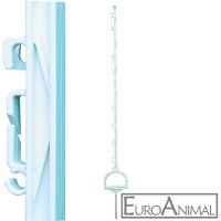 20 Stück Weidezaunpfähle 150cm weiß